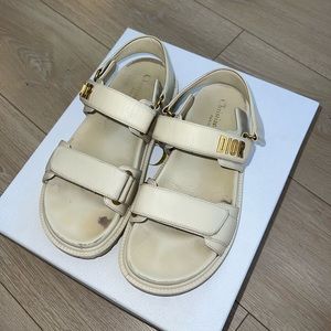 Dior sandals off white